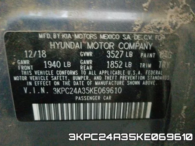 3KPC24A35KE069610 фото 2