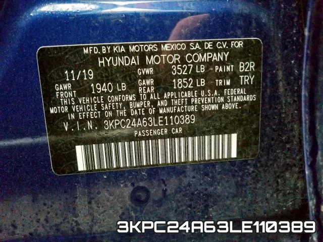 3KPC24A63LE110389 фото 2