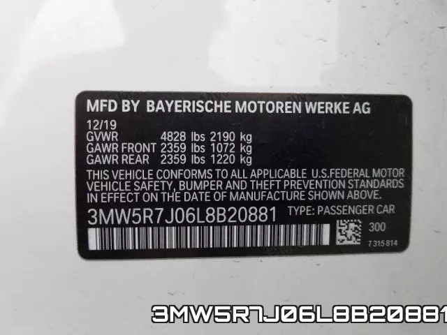 3MW5R7J06L8B20881 фото 2