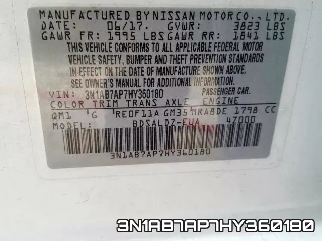 3N1AB7AP7HY360180 фото 2