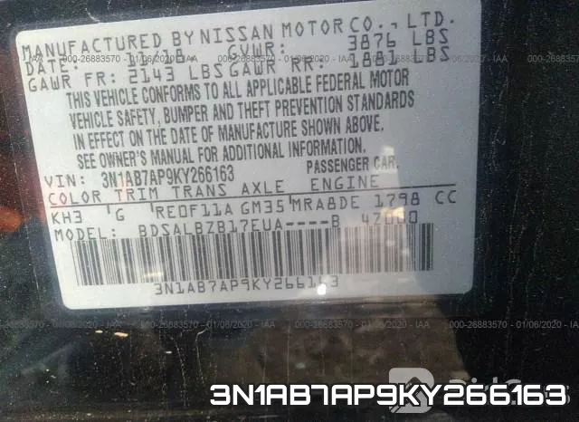 3N1AB7AP9KY266163 фото 10