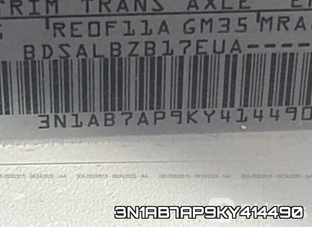 3N1AB7AP9KY414490 фото 10