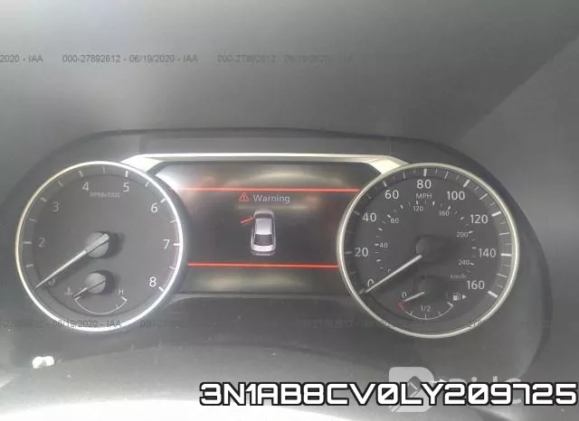 3N1AB8CV0LY209725 фото 8
