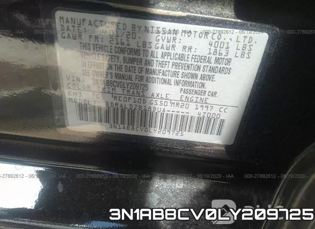 3N1AB8CV0LY209725 фото 10