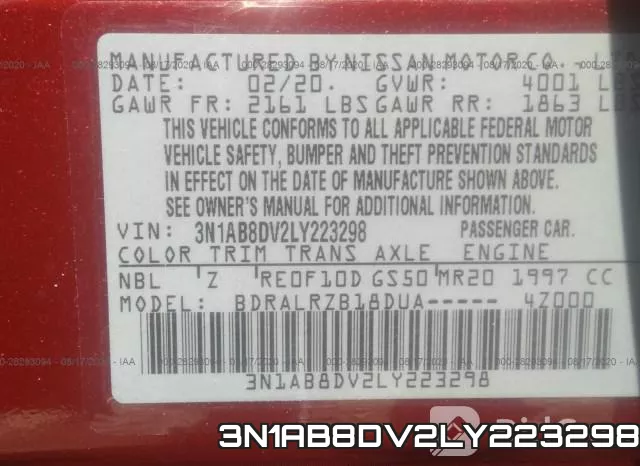 3N1AB8DV2LY223298 фото 10