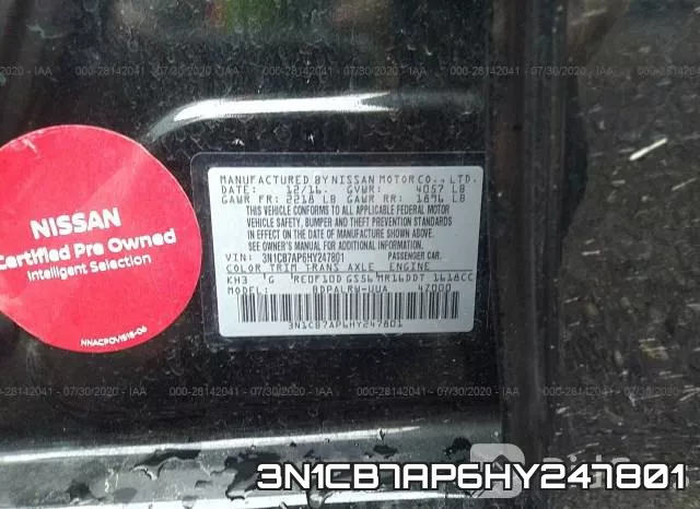 3N1CB7AP6HY247801 фото 10