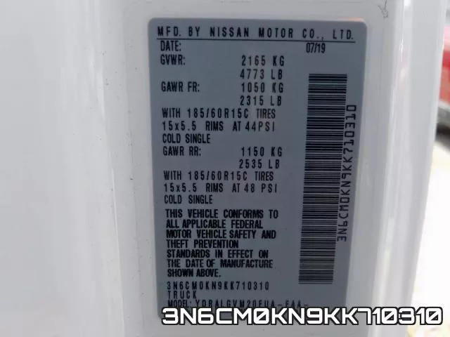 3N6CM0KN9KK710310 фото 2