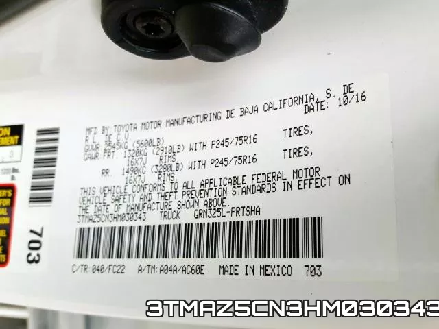 3TMAZ5CN3HM030343 фото 2