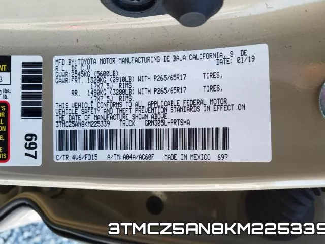 3TMCZ5AN8KM225339 фото 2