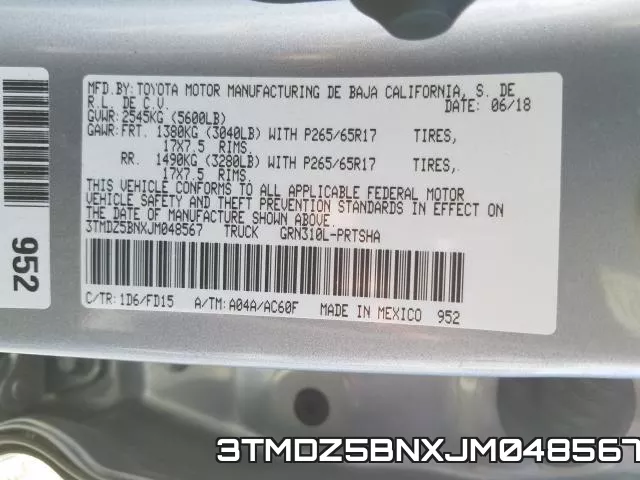 3TMDZ5BNXJM048567 фото 2