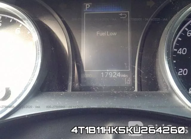 4T1B11HK5KU264260 фото 8