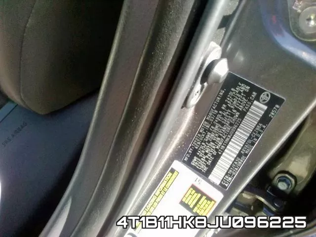 4T1B11HK8JU096225 фото 2