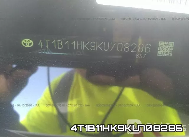 4T1B11HK9KU708286 фото 9