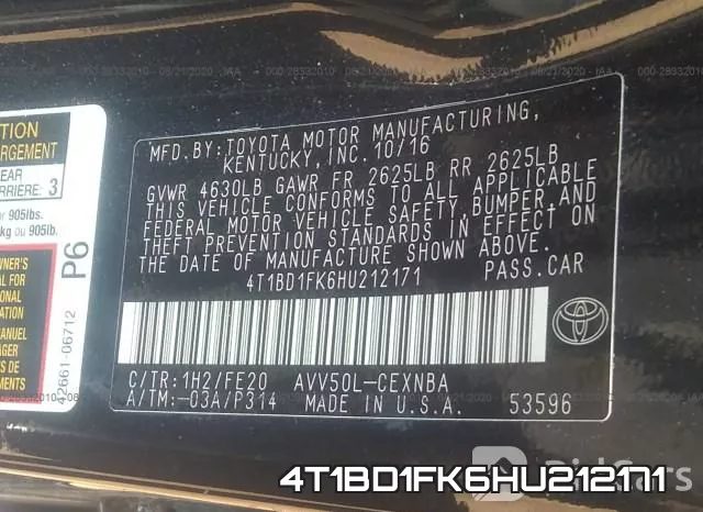 4T1BD1FK6HU212171 фото 10