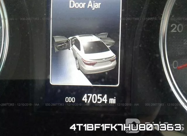 4T1BF1FK7HU807363 фото 8