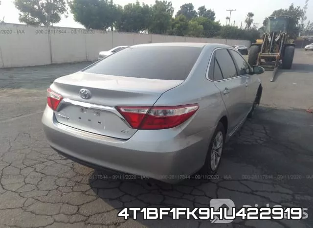 4T1BF1FK9HU422919 фото 5