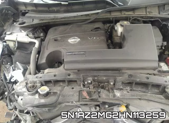 5N1AZ2MG2HN113259 фото 2