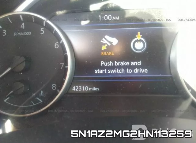 5N1AZ2MG2HN113259 фото 8