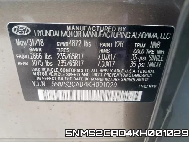 5NMS2CAD4KH001029 фото 2