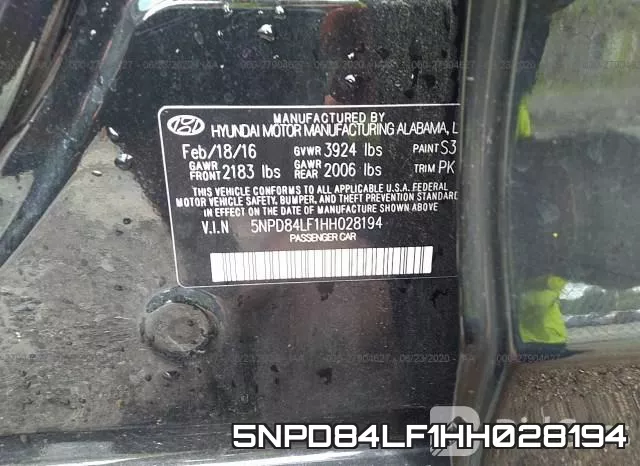 5NPD84LF1HH028194 фото 10