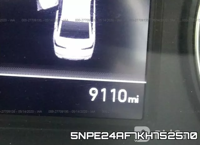 5NPE24AF7KH752570 фото 8