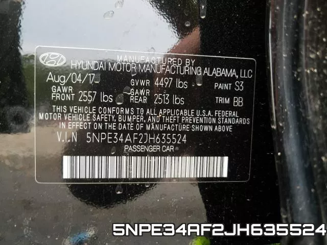 5NPE34AF2JH635524 фото 2
