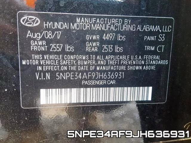 5NPE34AF9JH636931 фото 2