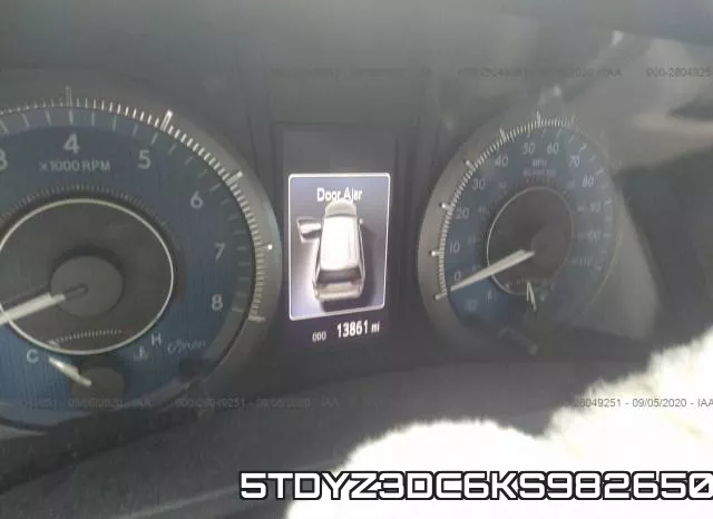 5TDYZ3DC6KS982650 фото 8