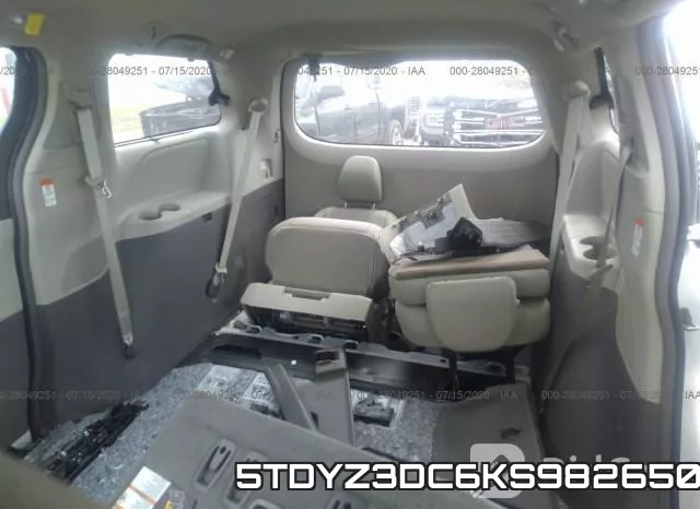 5TDYZ3DC6KS982650 фото 9