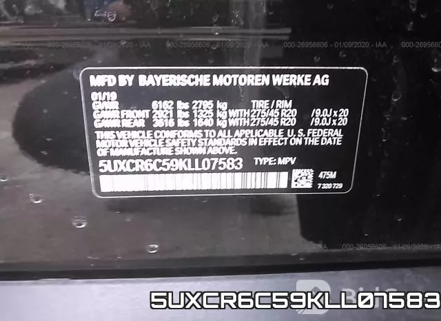 5UXCR6C59KLL07583 фото 10