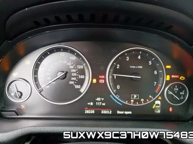 5UXWX9C37H0W75483 фото 9