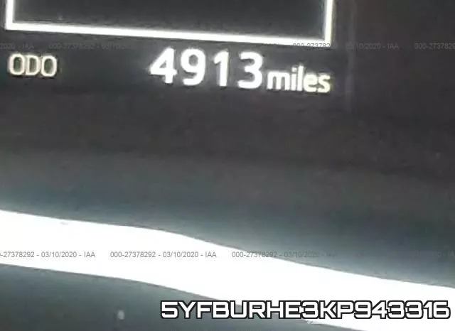 5YFBURHE3KP943316 фото 8