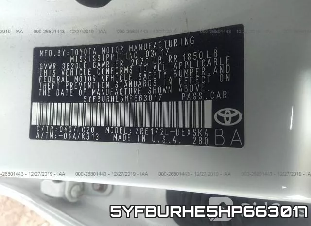 5YFBURHE5HP663017 фото 10