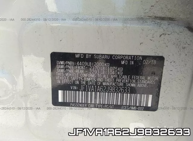 JF1VA1A62J9832633 фото 10