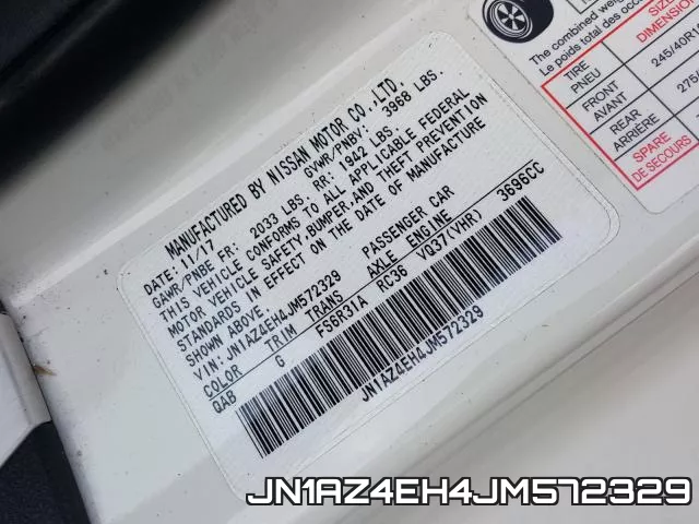 JN1AZ4EH4JM572329 фото 2