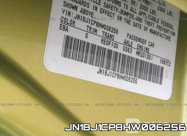 JN1BJ1CP8HW006256 фото 10