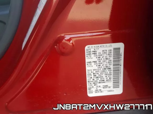 JN8AT2MVXHW277717 фото 2