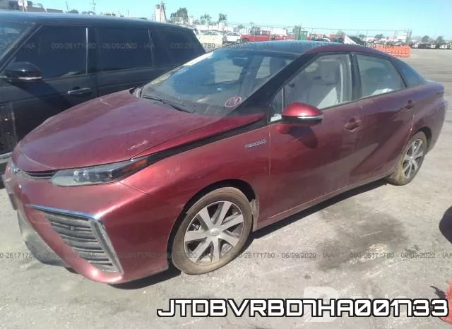 JTDBVRBD7HA001733 фото 3