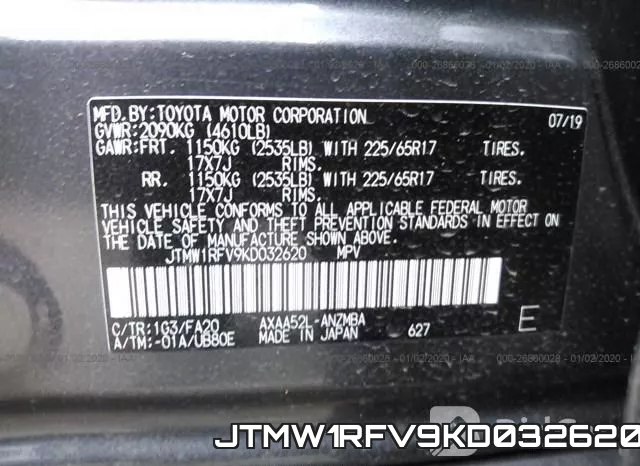 JTMW1RFV9KD032620 фото 10