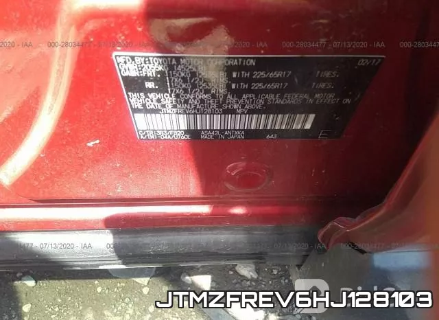 JTMZFREV6HJ128103 фото 10