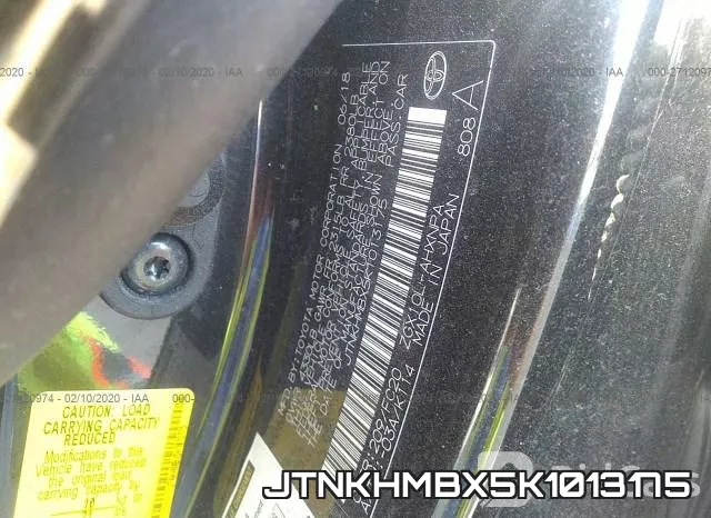 JTNKHMBX5K1013175 фото 10