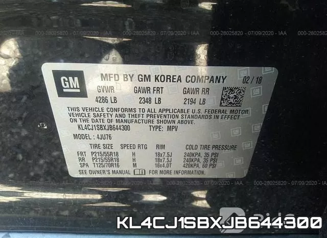 KL4CJ1SBXJB644300 фото 10