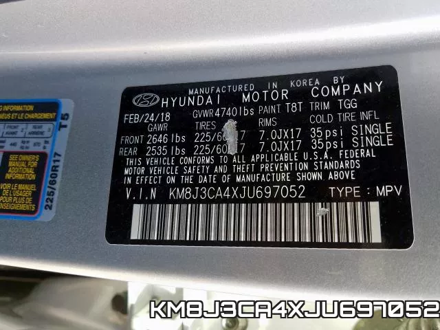KM8J3CA4XJU697052 фото 2