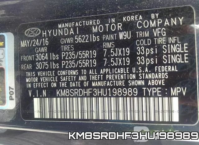 KM8SRDHF3HU198989 фото 10