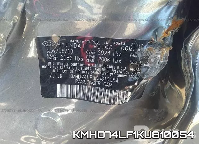 KMHD74LF1KU810054 фото 10