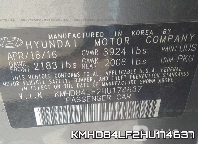 KMHD84LF2HU174637 фото 10