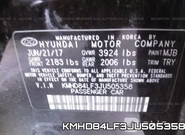 KMHD84LF3JU505358 фото 10