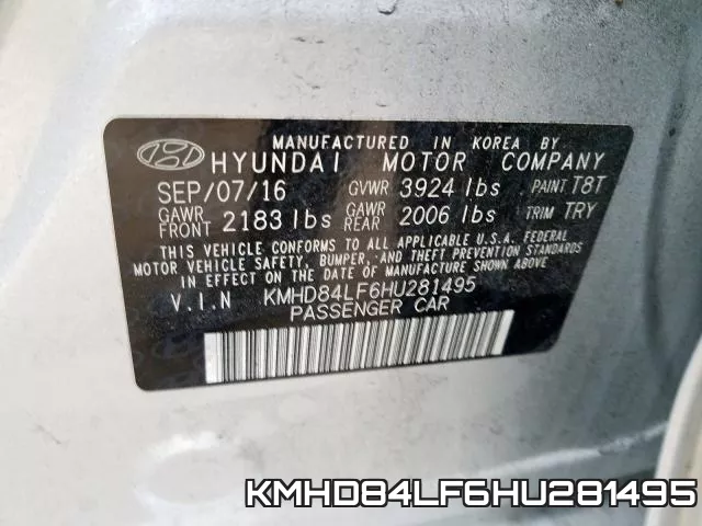 KMHD84LF6HU281495 фото 2