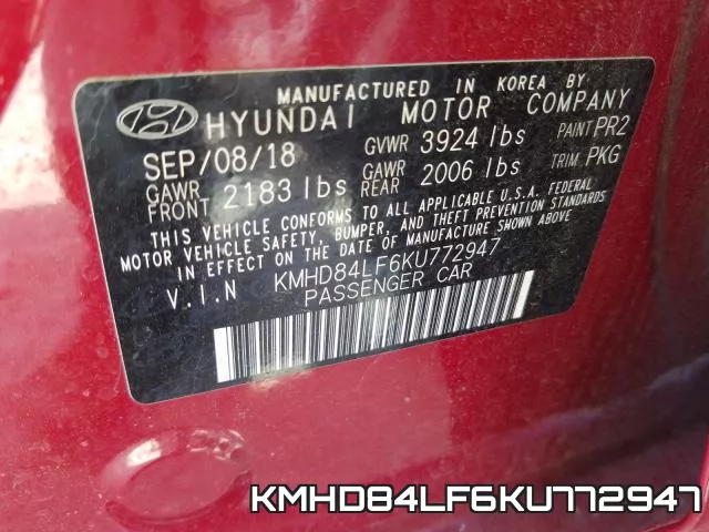 KMHD84LF6KU772947 фото 2