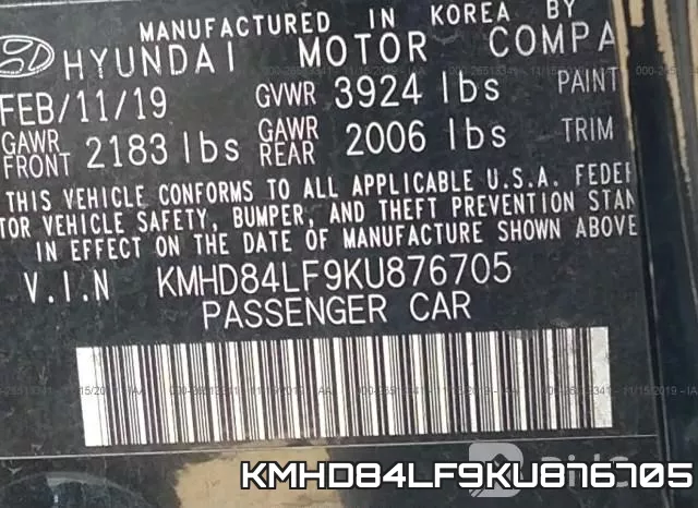 KMHD84LF9KU876705 фото 10